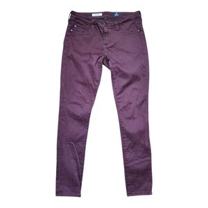 Adriano Goldschmied Soft Denim Super Skinny Jeans Size 27 Plum